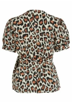 Vila Wickel Kurzärmeliges - Blouse - Birch -Dames 9b4b1551a88f40ed91fec67aca947827