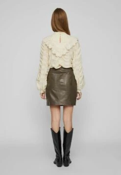 Leren Rok - Walnut -Dames 9bf2d1cce7304e68a10f8317cda0a092