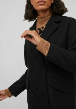 Vila Halflange Jas - Black -Dames 9c0c52843c9a42c2bc0eb7bb9fd163b9