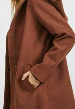 Vila Halflange Jas - Chocolate Fondant -Dames 9d5401ccecdf4514a43a337dde0c6ec4