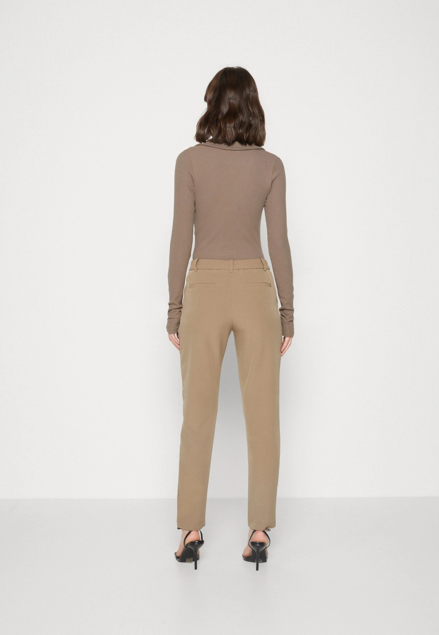 Vila Vimary Pant - Broek - Brown Lentil 5 Vila Vimary Pant - Broek - Brown Lentil - Afbeelding 3