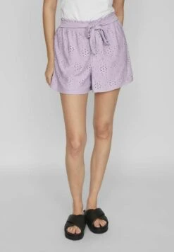 Vila High Waist - Shorts - Pastel Lilac