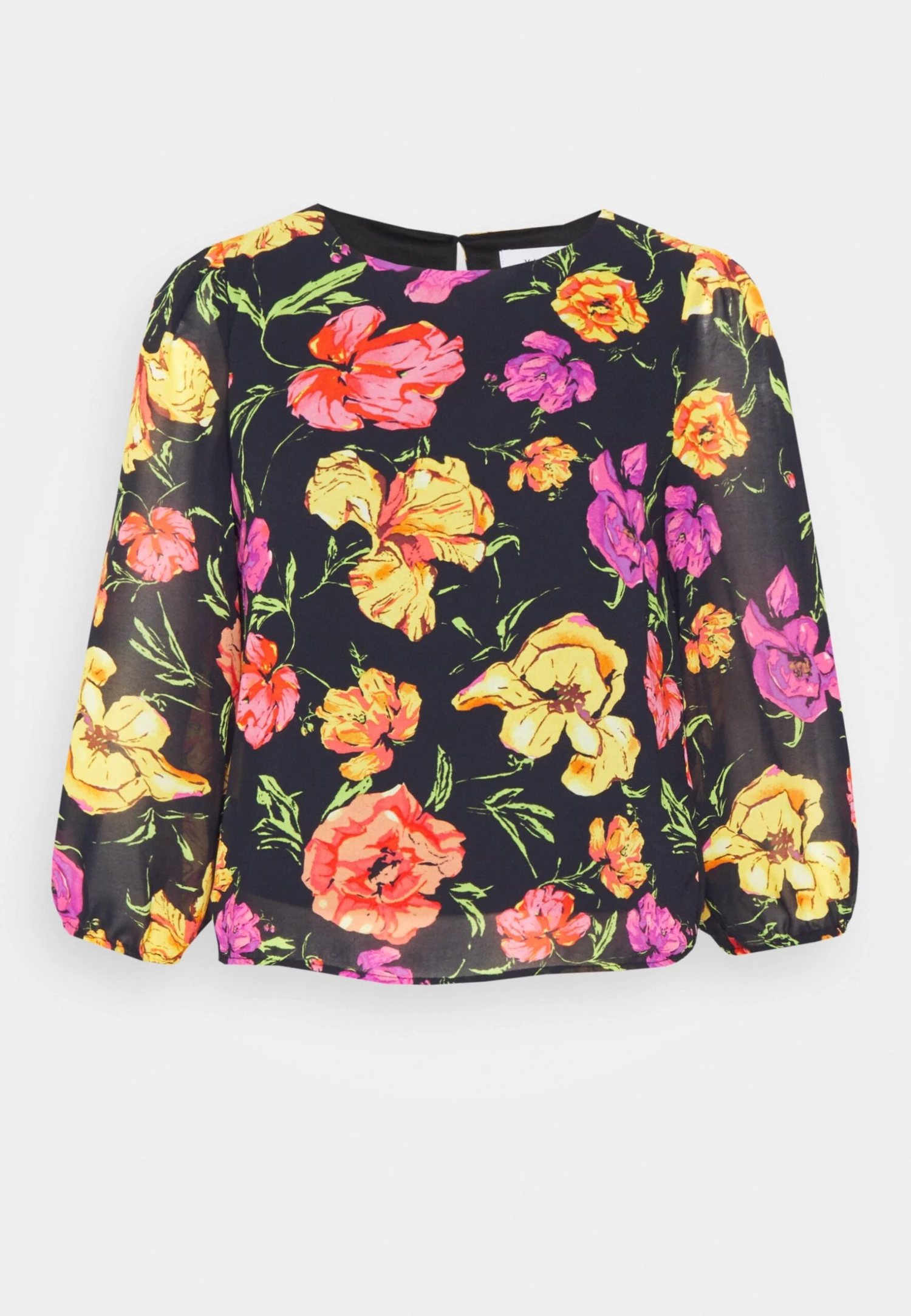 Viserena O-Neck Top - Blouse - Black 6 Viserena O-Neck Top - Blouse - Black - Afbeelding 4