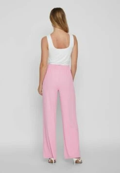 Vila Mit Weitem Bein High Waist - Broek - Begonia Pink -Dames a215d6fd8c8d4a689bc44de7b0fe4450