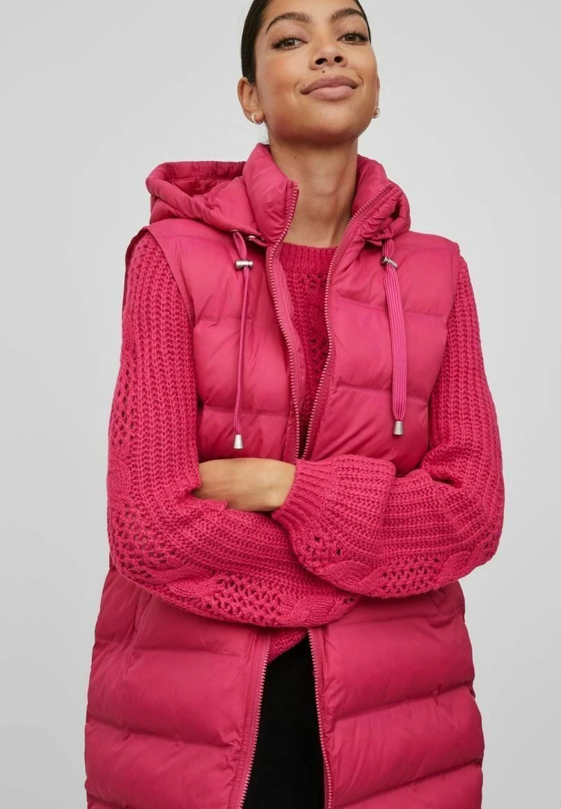 Vila Vitrish New Noos - Bodywarmer - Pink Yarrow 6 Vila Vitrish New Noos - Bodywarmer - Pink Yarrow - Afbeelding 4