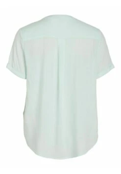Vila Mit Kurzen Ärmeln V-Ausschnitt - Blouse - Blue Glass -Dames a25f2a626d034d7abdc7c100af11206a