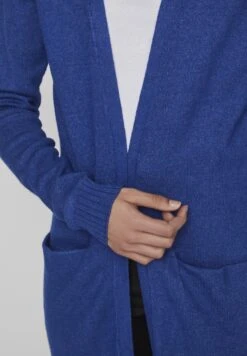 Vila Viril Long Cardigan - Vest - Mazarine Blue Melange -Dames a269480113074c2aa3d23f1024451899