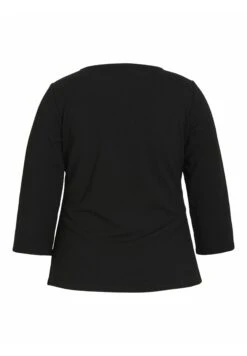 Mit 3/4 Ärmeln Curve- Blouse - Black -Dames a33a2bcc0f514574b254ac8955bc763b