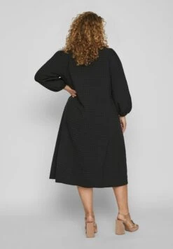 Midi Curve- Jurk - Black -Dames a3d74673d61443c8981896eba0b917b6