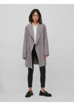 Viapple New Coat Etite - Mantel - Light Grey Melange -Dames a4b602264b4d426d891097ec493e5417