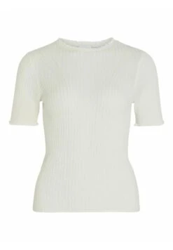 Vila Kurzärmeliges - T-Shirt Basic - Cloud Dancer -Dames a54c071dac764333a6c544de48096f67