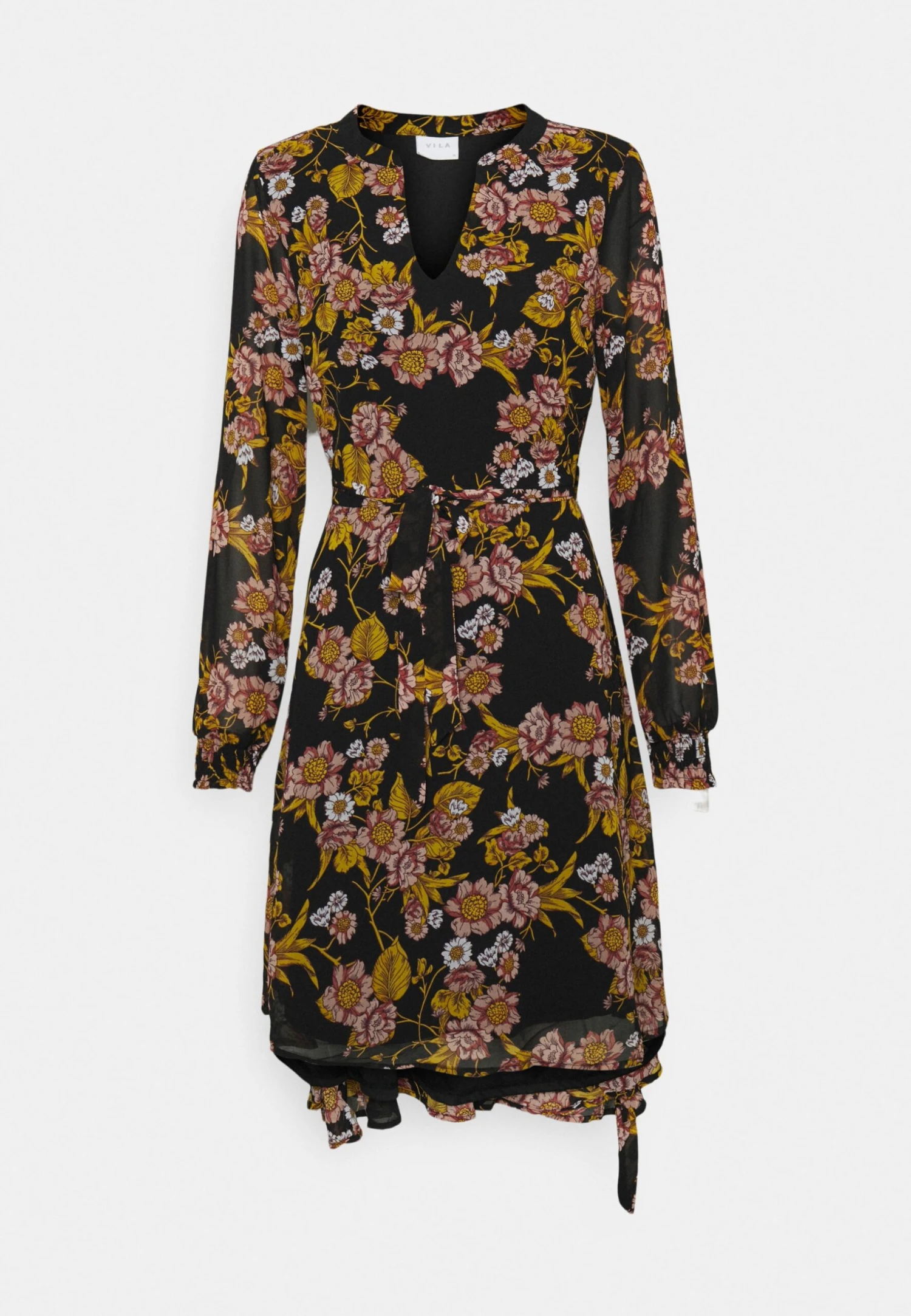 Vila Viadeline Dress - Jurk - Black/Birch 7 Vila Viadeline Dress - Jurk - Black/Birch - Afbeelding 5