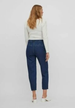 Vila Mid Rise- Chino - Medium Blue Denim -Dames a687ed2a800e4299932a7336224802b9