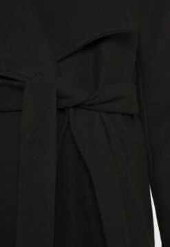 Vila Vicooley Collar Belt Noos - Halflange Jas - Black -Dames a6d5e58ad5b84752854f1d105703445e