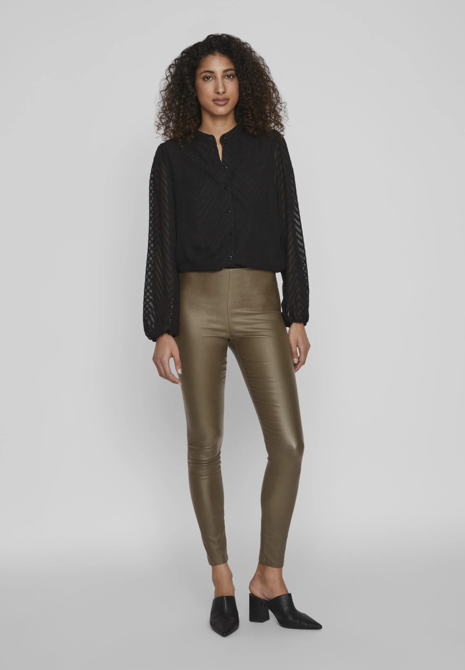 Vila Vicommit New Rwsk Noos - Broek - Crocodile 4 Vila Vicommit New Rwsk Noos - Broek - Crocodile - Afbeelding 2