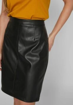 Vila Beschichteter - Minirok - Black -Dames a95d8b0b65ec4f4e9b58a8d35c322746