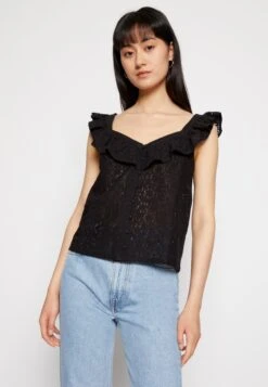 Vila Vidella - Top - Black -Dames ab2749dec1034b45874f930c8c059eb4