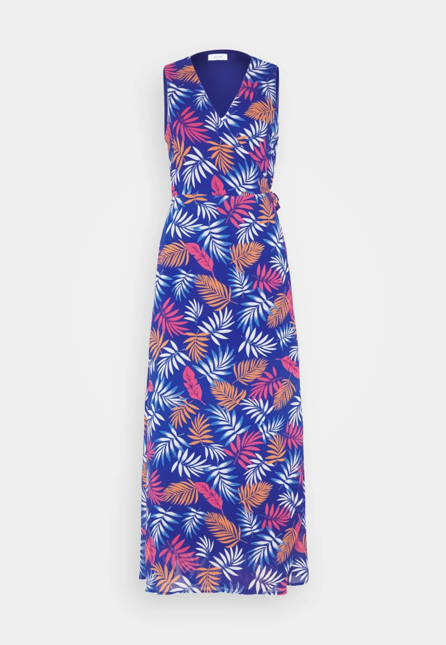 Vila Viura Wrap Dress - Maxi-Jurk - Mazarine Blue/Multi 7 Vila Viura Wrap Dress - Maxi-Jurk - Mazarine Blue/Multi - Afbeelding 5