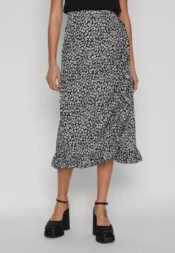 Vila Vicaia Hw - A-Lijn Rok - Black