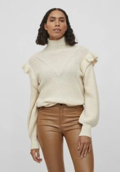 Vila Vibooba Frill Bf - Trui - Birch