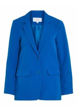Vila Vikamma Noos - Halflange Jas - Lapis Blue