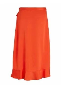 Vila Viellette Wrap - A-Lijn Rok - Tigerlily -Dames af943aece4ce4f54988e8811cb887bc3