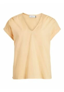 Vila Kurzen Ärmeln- T-Shirt Print - Apricot Ice -Dames b05ecfe274c84e07a96226739c7457fe