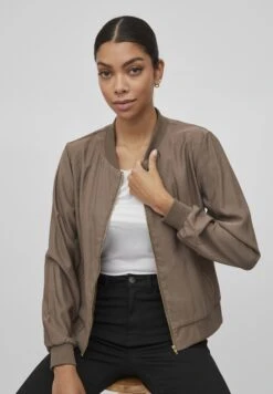 Vila Reissverschluss - Bomberjacks - Walnut -Dames b151abf3320a4586bac6bd7d18de460c