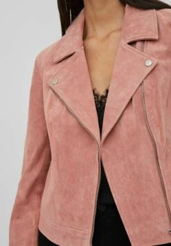 Vila Leren Jas - Old Rose -Dames b15c6d6e65314075953480771137263f