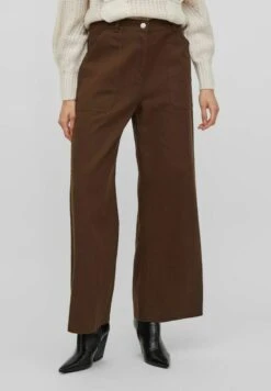 Vila Wide FitHigh Waist - Flared Jeans - Demitasse