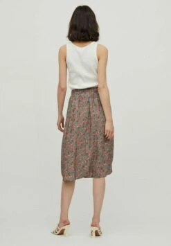 Vila High Waist - A-Lijn Rok - Laurel Wreath -Dames b8ff1603a9b84a1d8d53899dfe26ccb2