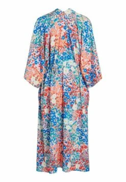Vila Langer Gemusterter - Maxi-Jurk - Coral Cloud -Dames ba6ae2468ea940fa999f55c7ba76e255