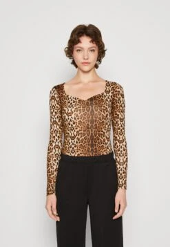 Vila Vileoa Bodystocking - Longsleeve - Brown