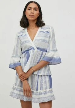 Vila Mit V-Ausschnitt 3/4-Arm - Blouse - English Manor