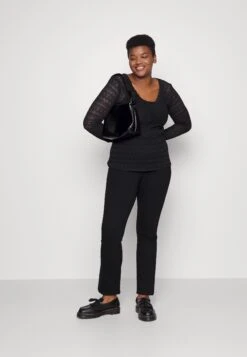 Vichikka V Neck- Blouse - Black -Dames bd53417428ed4f53805938a4735da384