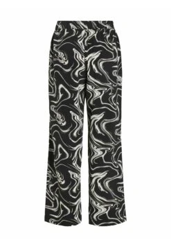 Vila Grafikprint - Broek - Black -Dames bd56f1ef484e4299b871634b8845dafc