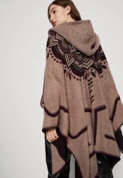 Vila Vicitrin Poncho - Poncho - Misty Rose -Dames bd9ffee3f3734a2f83778c89baafd7d6