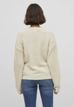Vila Vikana L/S Bf - Trui - Birch -Dames be49ee0aaed74bac8381ddcc52f6cc73
