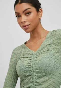 Vila Kordelzug - Longsleeve - Green Bay -Dames c08d7eec52f5480bbe394847b89a3e2d