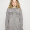 Vila Vibista/Su-Noos - Overhemdblouse - Light Grey Denim
