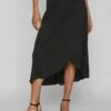 Vila Wickeloptik - A-Lijn Rok - Black