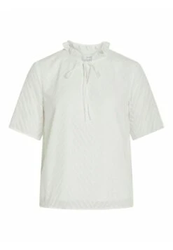 Vila Mit Kurzen Ärmeln High Neck - T-Shirt Print - Cloud Dancer -Dames c4cb14c3b9dd47dc9aef68f5231833a6