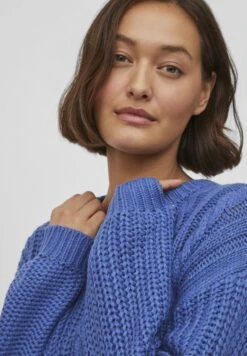 Vila Vikana L/S Bf - Trui - Federal Blue -Dames c63ce91ec8a449b7907b0d58a81af10c