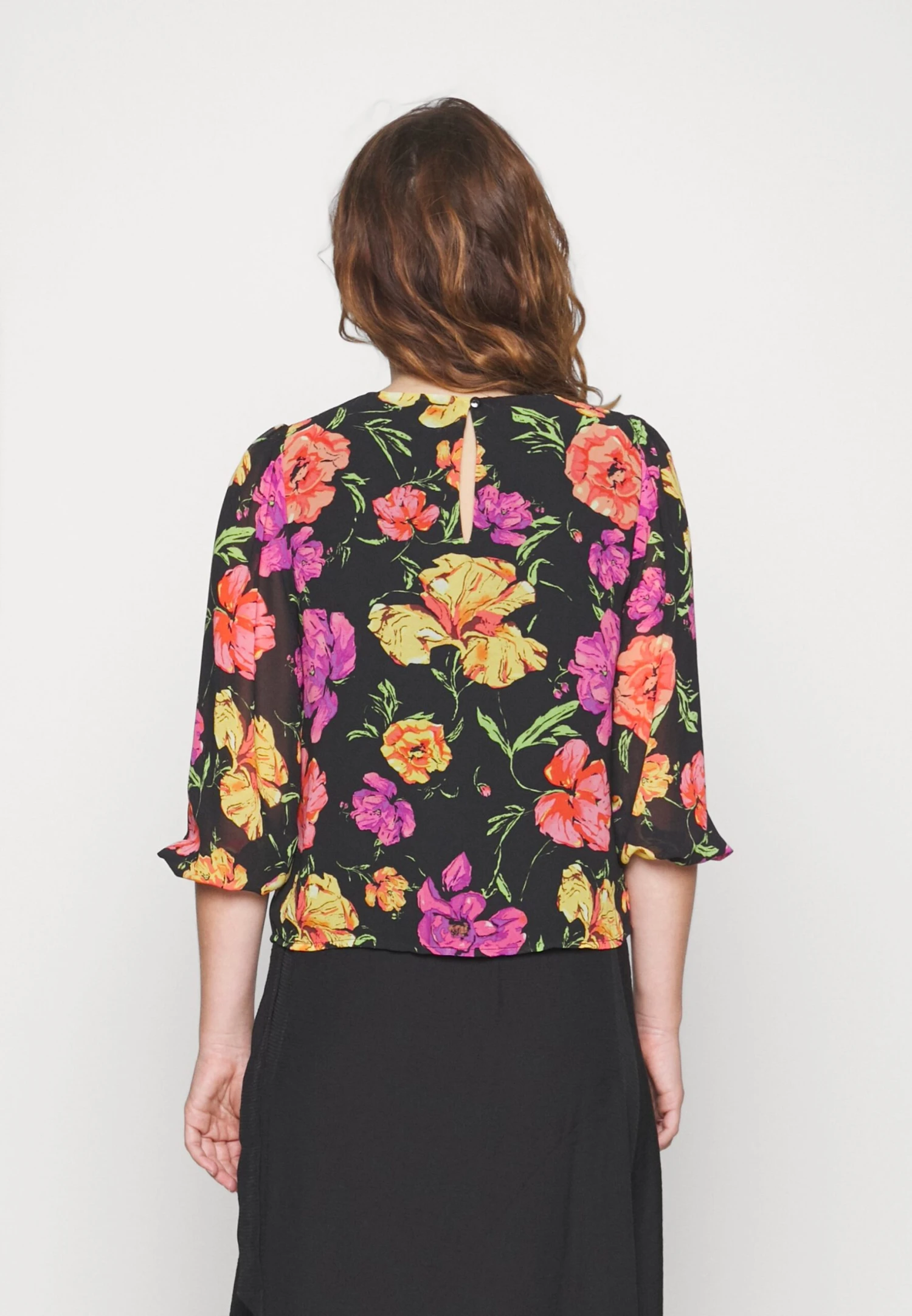 Viserena O-Neck Top - Blouse - Black 5 Viserena O-Neck Top - Blouse - Black - Afbeelding 3