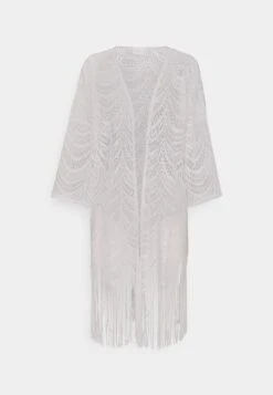 Vila Vinola Fringle Kimono - Lichte Jas - Snow White -Dames c796aeb93c294e85b010e7e3d581f517