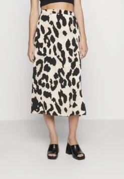 Vibelina Midi Skirt - A-Lijn Rok - Black