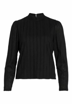 Vila Mit Langen Ärmeln High Neck - Blouse - Black -Dames c979a6c0df4743cdacf29052efb6e116