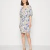 Vila Viluna 2/4 V-Neck Dress - Jurk - Cloud Dancer -Dames c99e21f8aace4b288bbb8a3eec6023cb