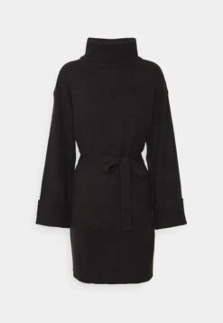 Vila Virolfie Tie Belt Dress - Gebreide Jurk - Black -Dames c9c4be9625be48eba82c2a8847d9874c