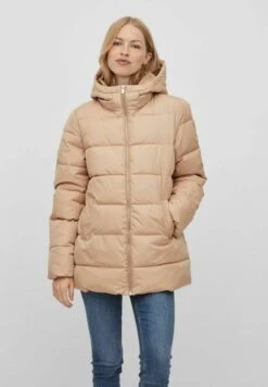 Vila Vitate Puffer Jacket - Winterjas - Sesame